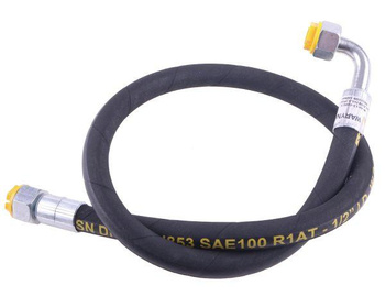 Przewód hydrauliczny gwint M22x1.5 prosta/90 stopni (kolanko) L-1000mm DN12-1SN (AK-13-1000; P11P12) 16.0MPa Waryński