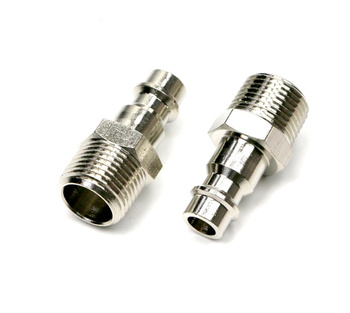 Złączka króciec do narzedzi pneumatycznych gwint 3/8 stożkowy PT Waryński 2 szt