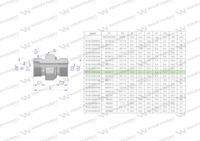 Przyłączka hydrauliczna (odmiana ciężka XGE) BB M20x1.5 12S x 1/2" BSP ED Waryński ( sprzedawane po 5 )