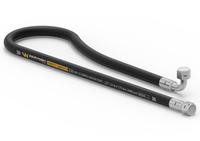 Przewód hydrauliczny gładki z uszczelnieniem - 275 bar gwint M22x1.5 prosta/90 stopni L-500mm DN12-12SN (AK-13-500; P11P12) 27.5MPa Waryński