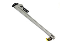 Klucz do rur typ amerykański 48" uchwyt aluminium wzmocniony szczęki CrMo max średnica Waryński