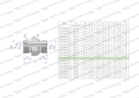Przyłączka hydrauliczna (odmiana ciężka XGE) BB M24x1.5 16S x 3/8" BSP ED Waryński ( sprzedawane po 5 )