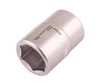 Nasadka sześciokątna 3/4". 25 mm. CrV50BV30. DIN 3124. Waryński