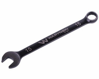Klucz płasko-oczkowy 15 mm. CrV standard ASME B107-2010 Waryński