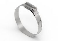 Opaska zaciskowa wzmocniona 40-60 ślimakowa (obejma W2 - stal nierdzewna) szerkość 12mm (blister) TEGER ( sprzedawane po 6 )