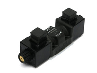 Rozdzielacz (elektrozawór NG 10) suwak "H" DL5-S2/10N-D24K1 24VDC (cewka x 2) Compact 320bar. 125l/min Duplomatic