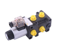 Dzielnik, zawór, elektrozawór kierunkowy elektromagnetyczny kontroli W-E38DVS6/2 (DVS6/50 L/MIN) G3/8" 50L Waryński