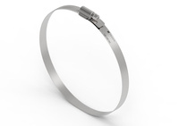 Opaska zaciskowa wzmocniona 120-140 ślimakowa (obejma W2 - stal nierdzewna) szerkość 12mm TEGER ( sprzedawane po 10 )