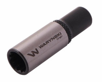 Nasadka dwunastokątna 1/4". 11 mm. długa. CrV50BV30. DIN 3124. Waryński