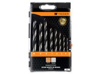 Zestaw wierteł do drewna - krawędziowe spiralne (8 SZT.) / TEGER