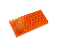Odblask prostokątny 105x48 pomarańczowy ( sprzedawane po 10 )