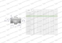 Przyłączka hydrauliczna (odmiana ciężka XGE) BB M18x1.5 10S x 1/4" BSP ED Waryński ( sprzedawane po 5 )