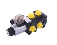 Dzielnik, zawór, elektrozawór kierunkowy elektromagnetyczny kontroli W-E12DVS6/2 (DVS6/50L) G1/2" 50L Waryński