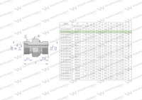 Przyłączka hydrauliczna (odmiana ciężka XGE) BB M16x1.5 08S x 1/4" BSP ED Waryński ( sprzedawane po 5 )