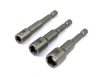 Zestaw nasadek z uchwytem narzedziowym 6. 8. 10 mm długość 65 mm Waryński