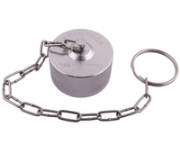 Pokrywa aluminiowa (korek, zaślepka) z gwintem wewnętrznym wkręcany do zaworów skręcanych - gniazd serii WRS Waryński ( sprzedawane po 5 )