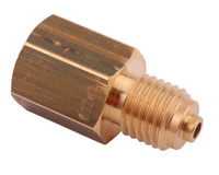 Złączka manometryczna gwint zewnętrzny M12x1.5 x gwint wewnętrzny G1/4" (mosiądz) POLMO