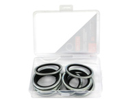 Podkładka metalowo gumowa z prowadzeniem BSP 1.1/4" TEGER ( sprzedawane po 10 )