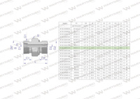Przyłączka hydrauliczna (odmiana ciężka XGE) BB M20x1.5 12S x 3/8" BSP ED Waryński ( sprzedawane po 5 )