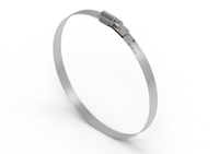 Opaska zaciskowa wzmocniona 160-180 ślimakowa (obejma W2 - stal nierdzewna) szerkość 12mm TEGER ( sprzedawane po 10 )