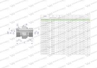 Przyłączka hydrauliczna (odmiana ciężka XGE) BB M14x1.5 06S x 1/4" BSP ED Waryński ( sprzedawane po 5 )