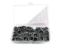 Podkładka metalowo gumowa z prowadzeniem M18 TEGER ( sprzedawane po 100 )