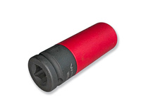 Nasadka udarowa 1/2 ze stali CrMo 21mm z magnesem i osłoną do felg aluminiowych Waryński