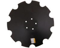 Talerz uzębiony Z-10 fi 460 mocowanie 5 / 105mm grubość 6mm zastosowanie Horsch Farmet stal borowa Waryński 28071304 3002223 3003144