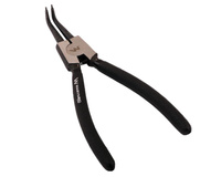 Szczypce do pierścieni osadczych 200 mm zewnętrzne wygięte Waryński