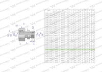 Złączka hydrauliczna metryczna AB (XKOR) A-M36x2 28L / B-M26x1.5 18L Waryński