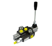 Rozdzielacz hydrauliczny 1-sekcyjny max przepływ 40L z zatrzaskiem Waryński