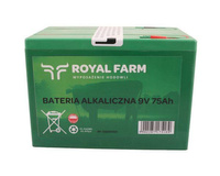 Bateria alkaliczna 75Ah 9V ROYAL FARM 201031002 do ECOSTOP