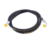 Przewód hydrauliczny 275 bar gwint M22x1.5 prosta/90 stopni L-700mm DN12-2SN (AK-13-700; P11P12) 27.5MPa Waryński