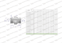 Przyłączka hydrauliczna (odmiana ciężka XGE) BB M36x2 25S x 1" BSP ED Waryński ( sprzedawane po 2 )